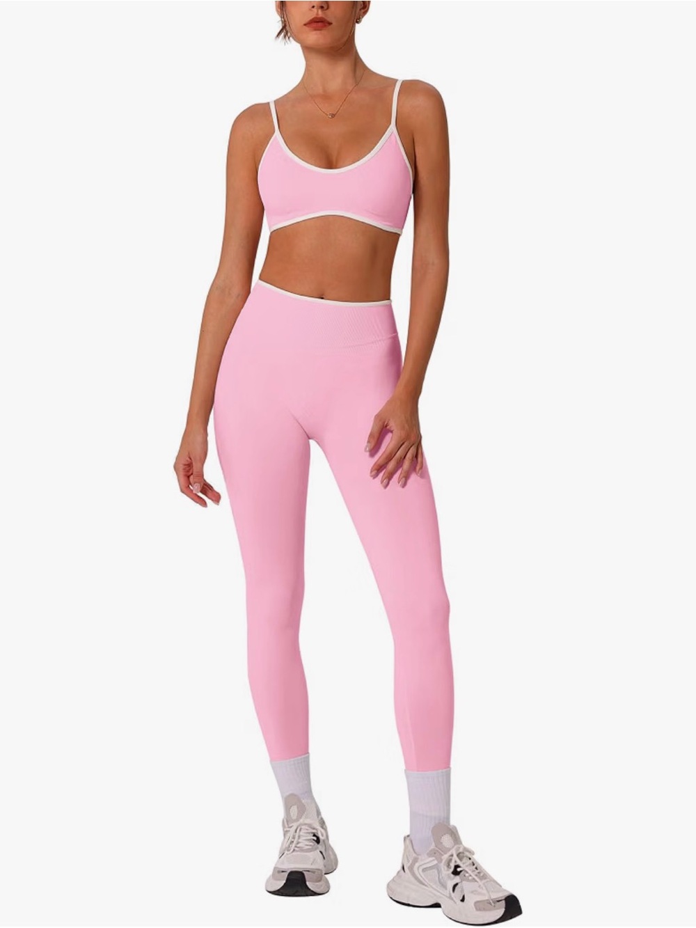 Amazon Light Pink Workout Set